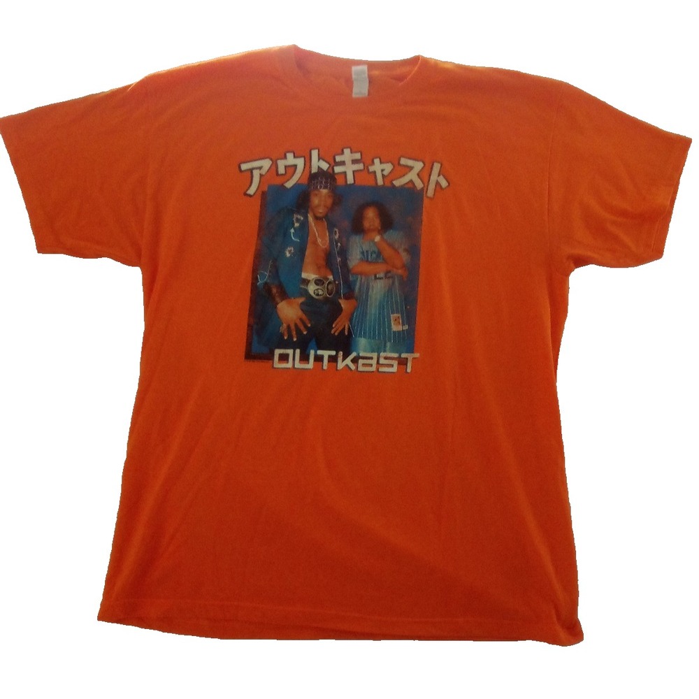 Outkast Classic T-shirt Orange Size Large
